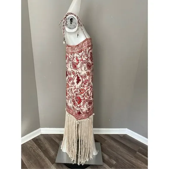 ZIMMERMANN Vitali Fringe Maxi Dress in Cotton - Picture 8 of 16